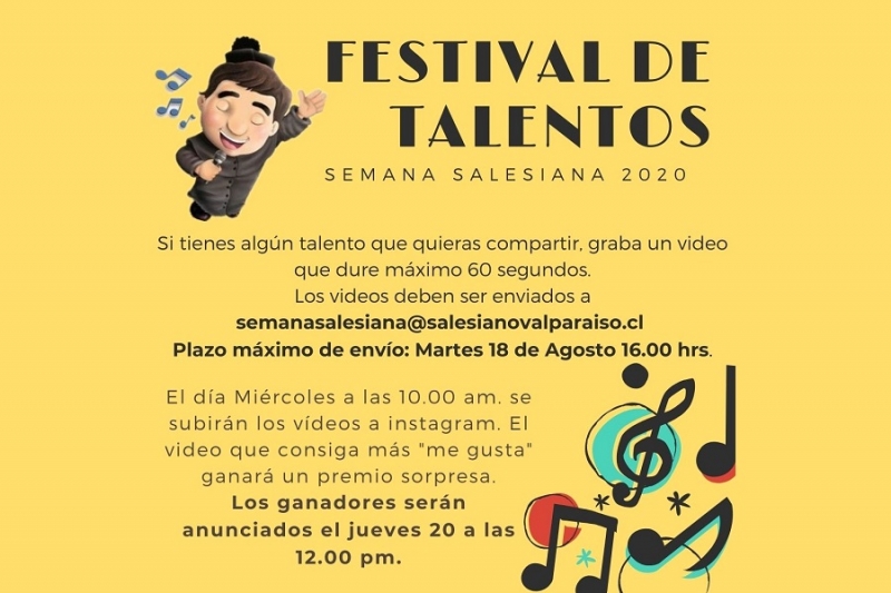 Festival de Talentos - Semana Salesiana 2020