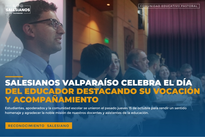 Salesianos Valparaíso celebra el Día del Educador destacando su vocación y acompañamiento