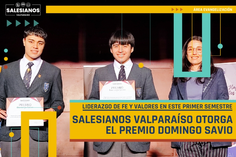 Liderazgo de fe: Salesianos Valparaíso otorgó el Premio Domingo Savio 2026