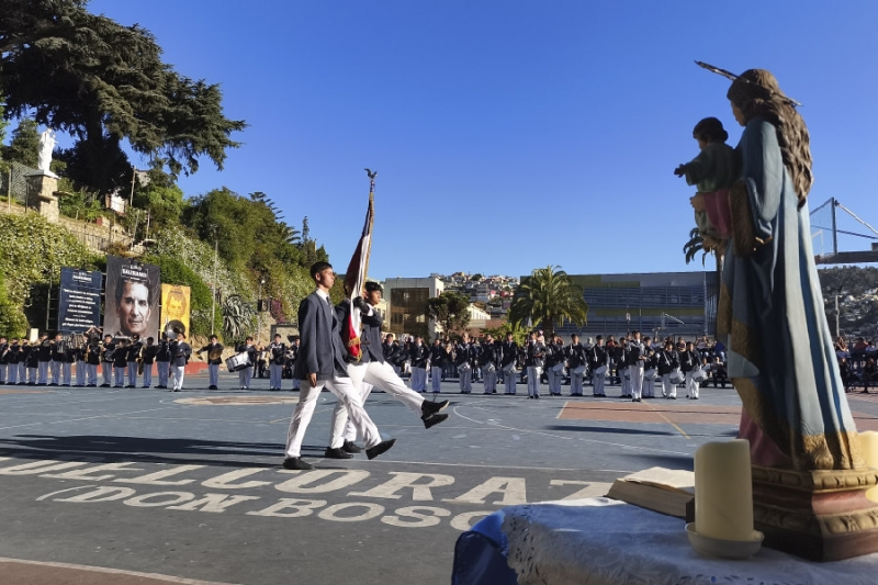 Ceremonia de Cierre Banda 2025: Salesianos Valparaíso Cierra el Ciclo Musical y Bautiza su Banda con el Nombre de P. Hugo Saldaño Mella (QEPD)