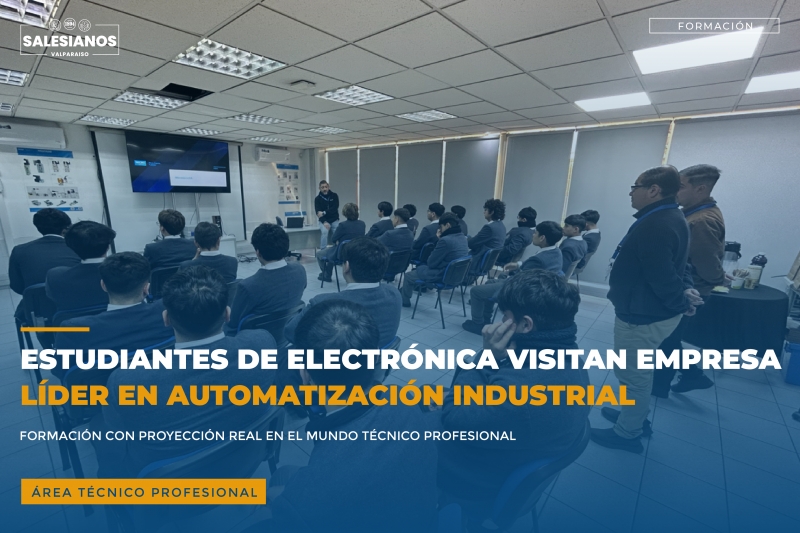 Estudiantes de Electrónica Visitan Empresa Líder en Automatización Industrial